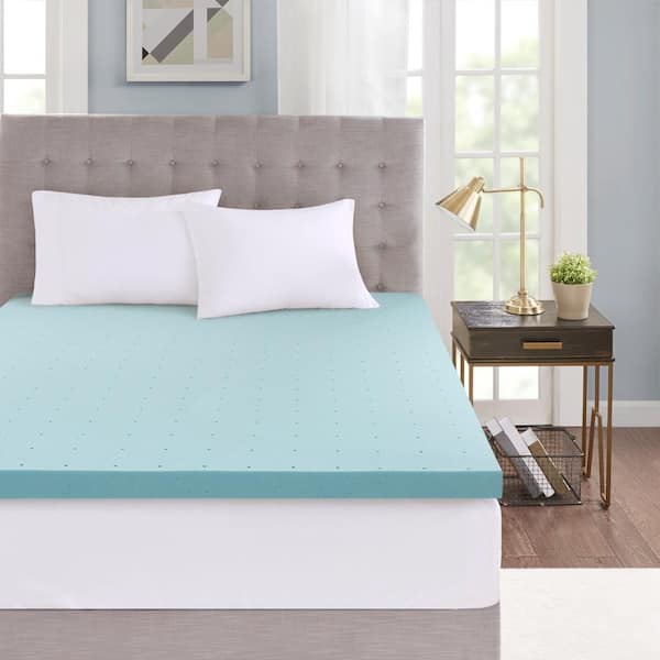 3 in. Gel Memory Foam with Cooling Cover 3 in. Twin XL Mattress Topper