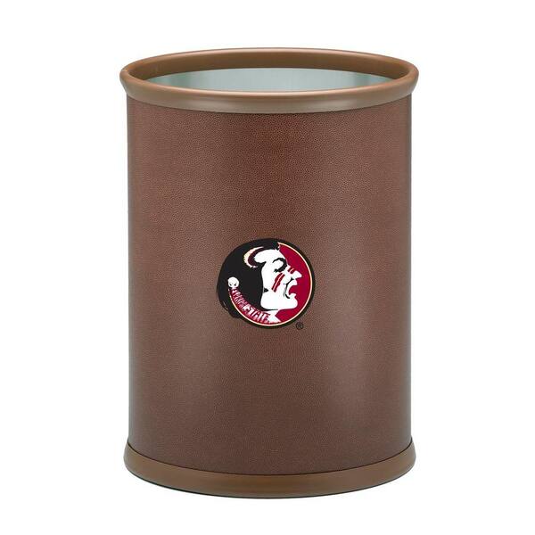 Kraftware 13 in. Florida State Football Texture Trash Can