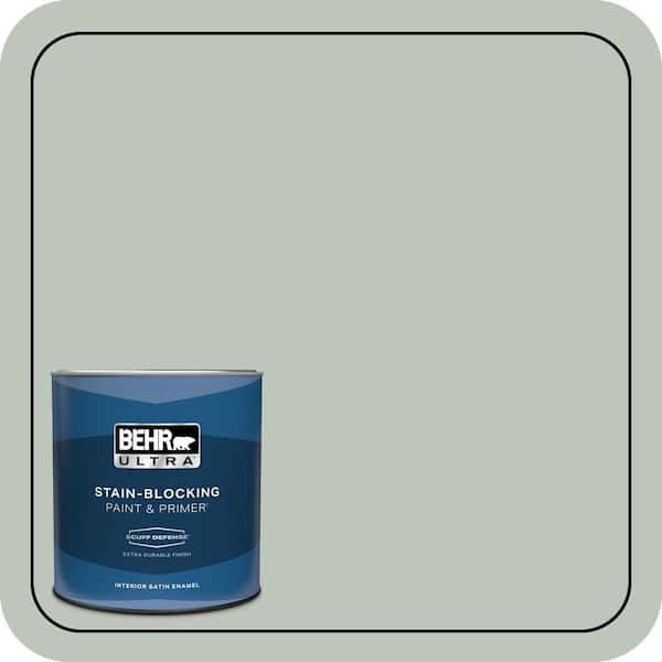 BEHR ULTRA 1 qt. #700E-3 Contemplation Extra Durable Satin Enamel Interior Paint & Primer