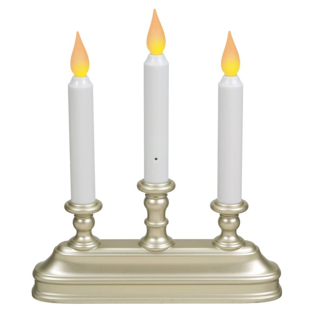 White LED Flameless Window Candle with Dusk to Dawn Sensor