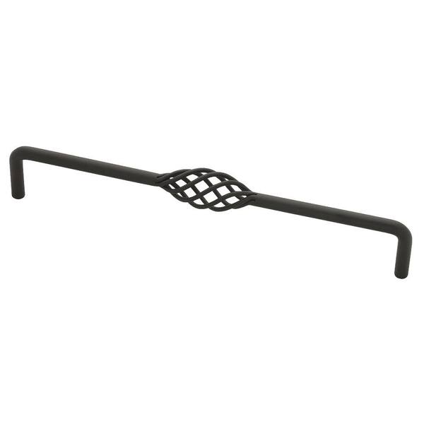 Liberty Birdcage 11-5/16 in. (288mm) Center-to-Center Matte Black Wire Drawer Pull
