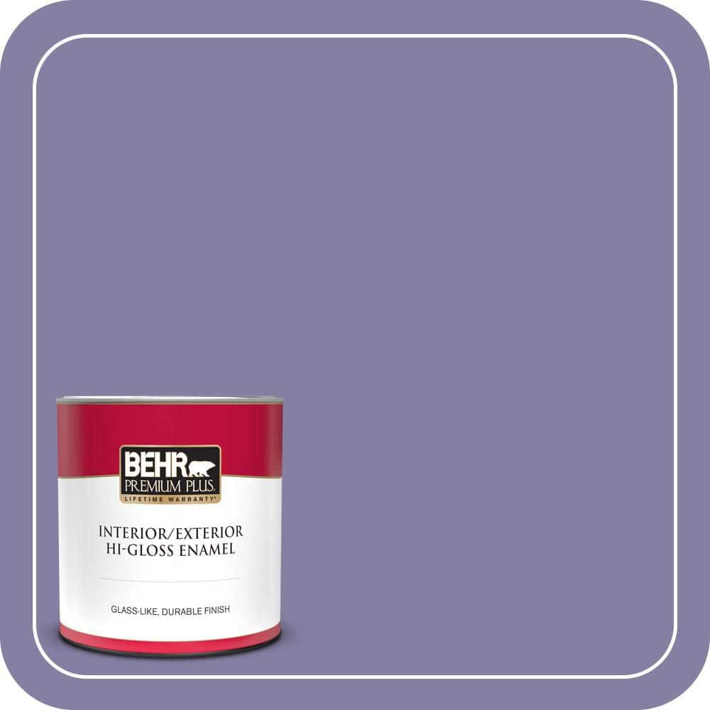 1 qt. #640D-6 Chinese Violet Hi-Gloss Enamel Interior/Exterior Paint & Primer price history on PriceWatchPro