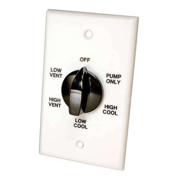DIAL 6-Position Evaporative Cooler Wall Switch