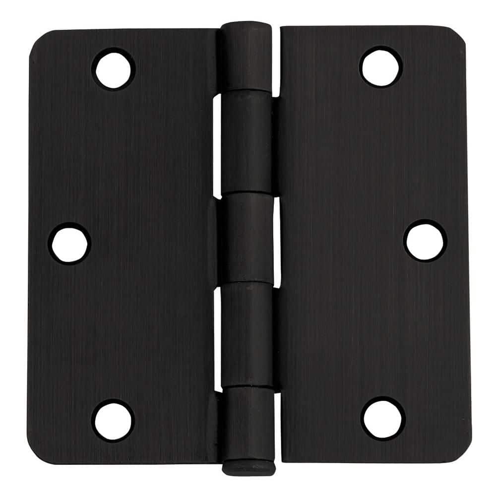 3.5" Oil Rubbed Bronze Steel Door Hinges Set