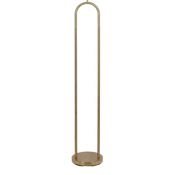 Kenroy Home Isla 64 in. Brushed Gold 1-Light Standard Floor Lamp