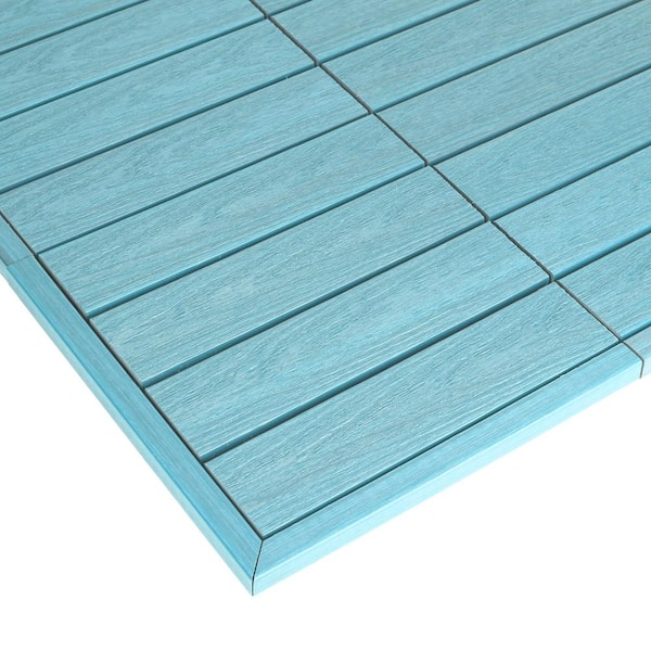 NewTechWood 1/12 ft. x 1 ft. Quick Deck Composite Deck Tile
