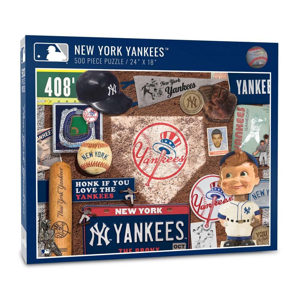 YouTheFan MLB New York Yankees Retro Series Puzzle (500-Pieces