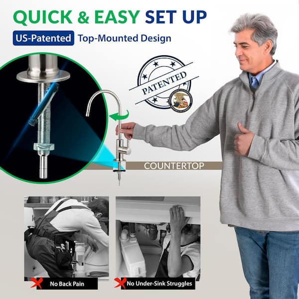 Standard Reverse Osmosis RO Drinking Water Filter Faucet Standard Reverse Osmosis RO Drinking Water Filter Faucet