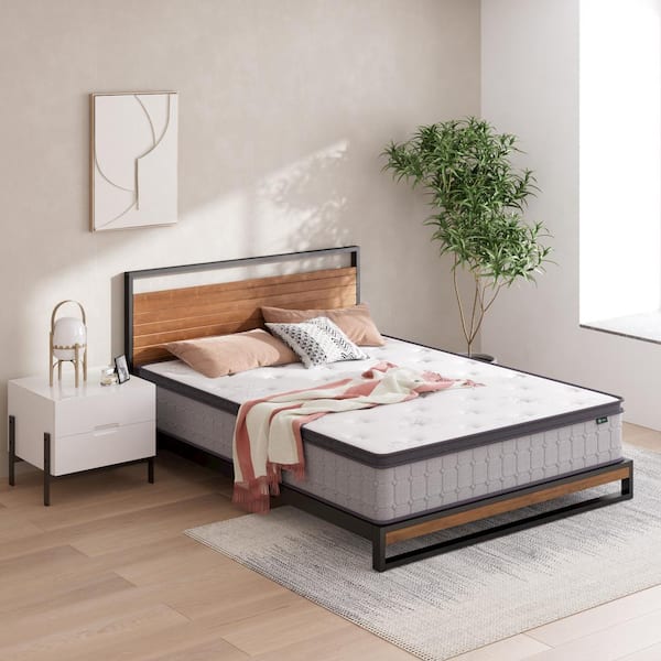 Zinus 12 inch euro top mattress discount