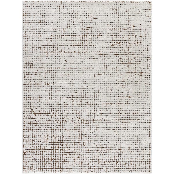 Livabliss Our PNW Home Cascade Brown Modern 5 ft. x 7 ft. Indoor Area Rug