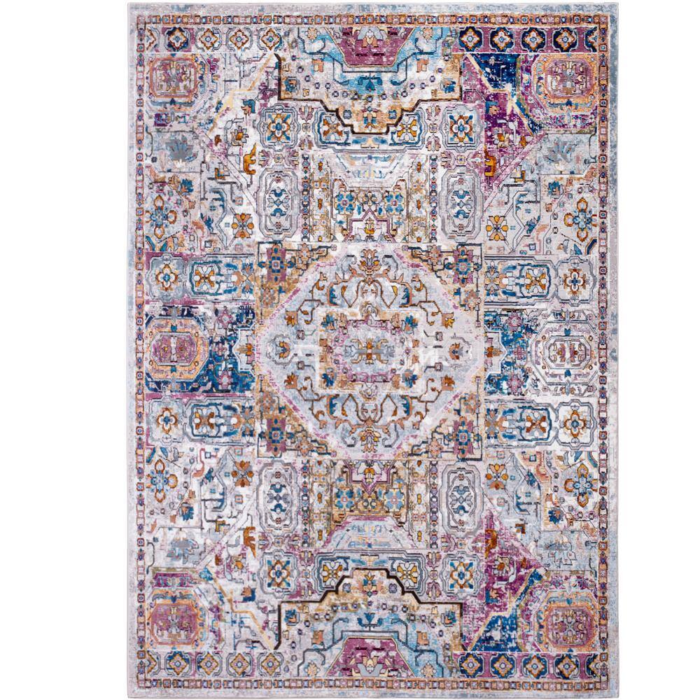 Nicole Miller Parlin Ivory/Multi 9 ft. x 12 ft. Indoor Area Rug10