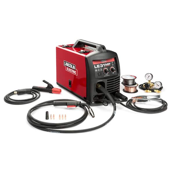 Lincoln Electric 140 Amp LE31MP Multi-Process Stick/MIG/Flux-Core/TIG, 120V, Aluminum Welder with Spool Gun sold separately