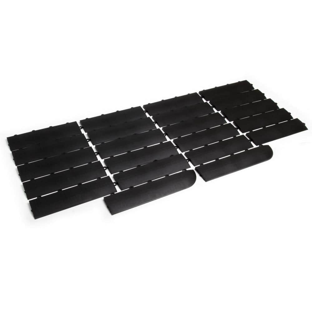 Swisstrax 12 in. W x 12 in. L Jet Black Diamondtrax Home Polypropylene  Commercial Garage Flooring (10-Tile/Pack) (10 sq. ft.) HOME-DMD-JB-10PK -  The Home Depot