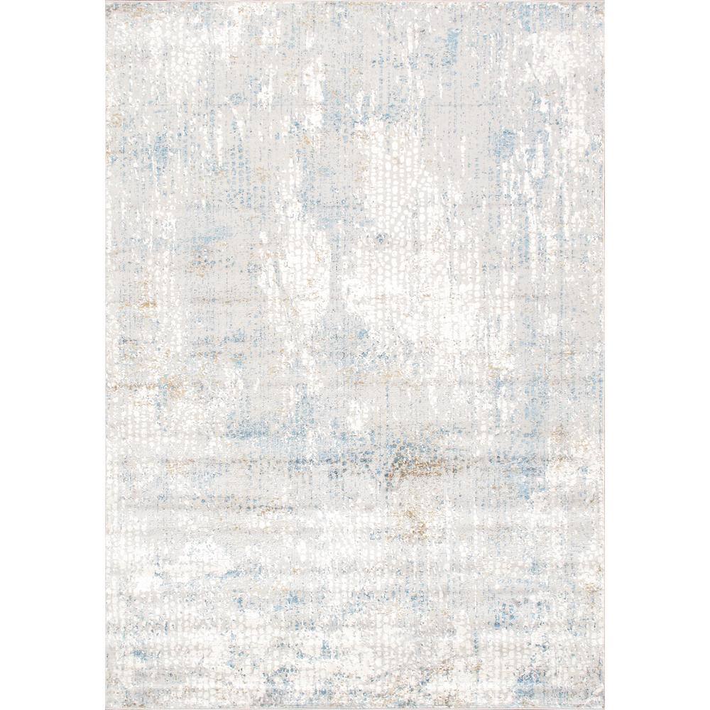 Pasargad Home Stella Beige 12 ft. x 15 ft. Abstract Polyester Area Rug