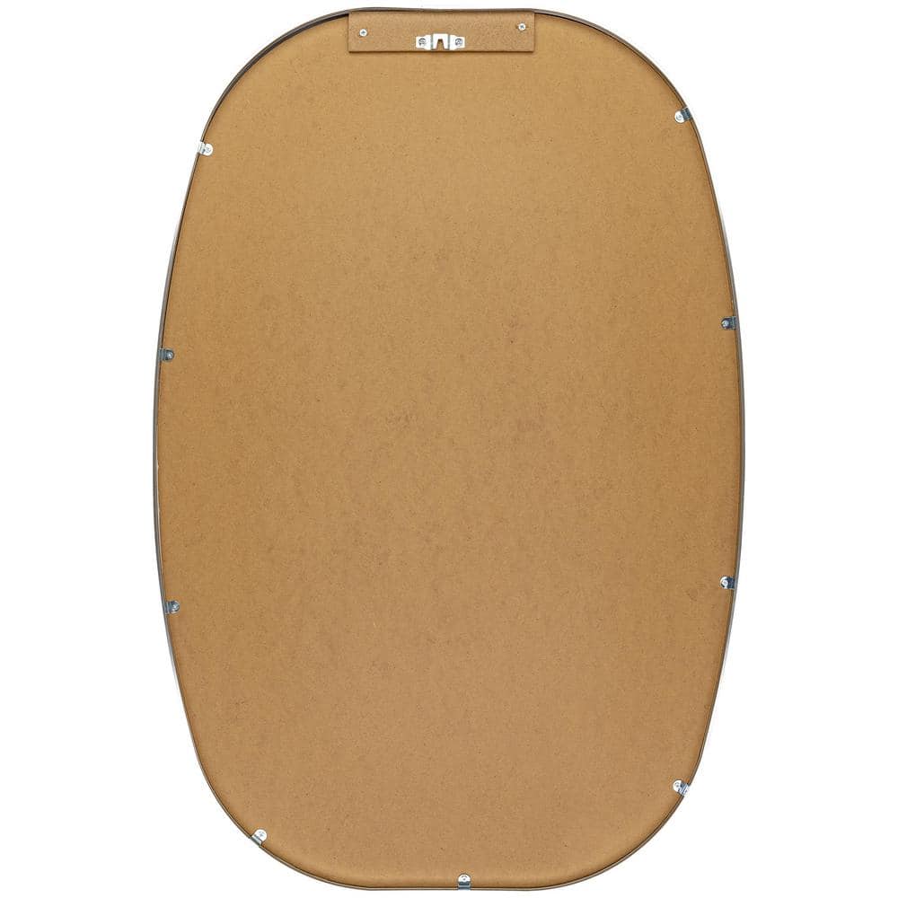 Surya Aranya Modern Rectangle Mirror With Silver Finish RAY037-2435