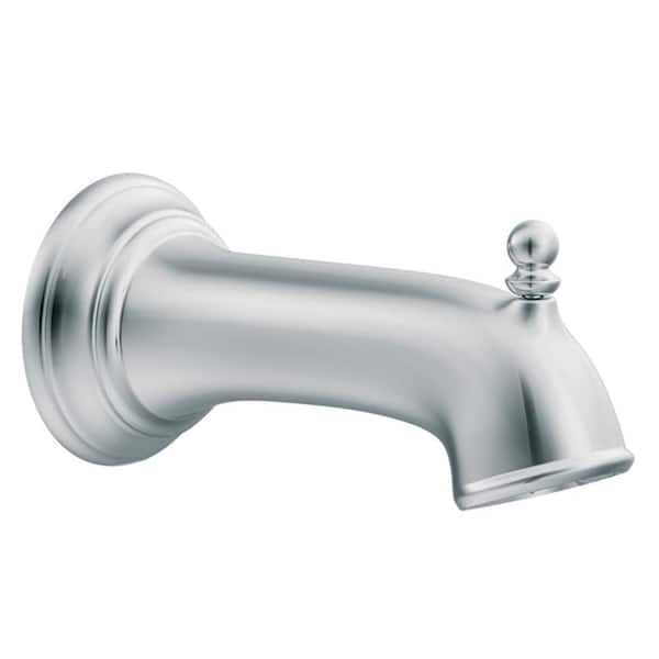 MOEN Brantford 7-1/4" Diverter Tub Spout with Slip Fit Connection in Chrome