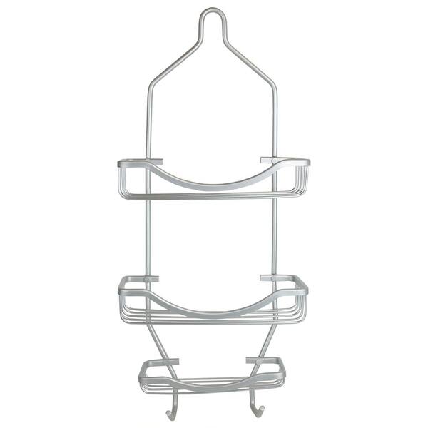 Razor and Loofa on this Caddy Organize Shampoo A Must for Any Bathroom Shower Soap Hangs for Shower Head Home Basics 2 Tier Aluminum Shower Caddy with Lower Hooks and Soap Tray Razor and Loofa on this Caddy Organize Shampoo A Must for Any Bathroom Shower Soap Hangs for Shower Head Home Basics 2 Tier Aluminum Shower Caddy with Lower Hooks and Soap Tray