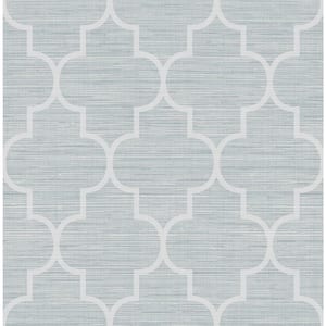 Grey Hudson Peel and Stick String Wallpaper Sample