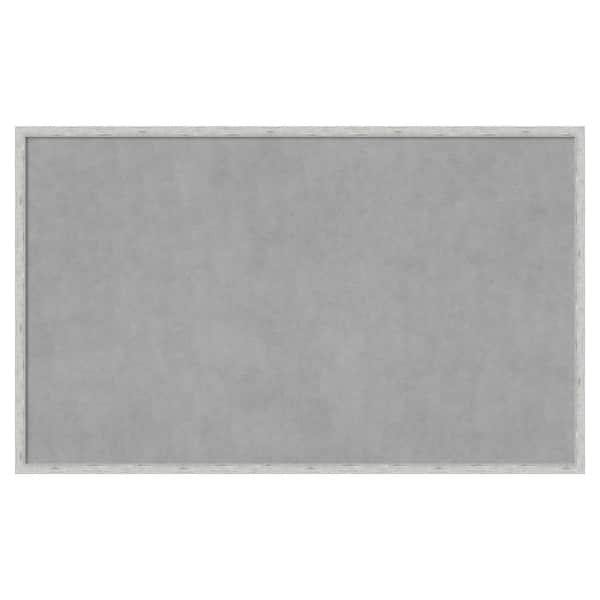 Amanti Art Imprint Silver 41 in. x 25 in Framed Magnetic Board