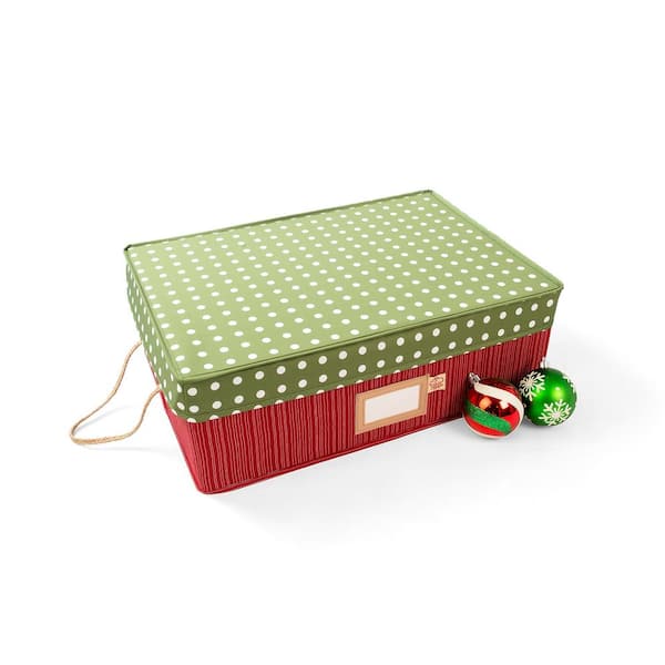 Santa's Bags 2 Tray Ornament Top Lid Style - Polka Dot