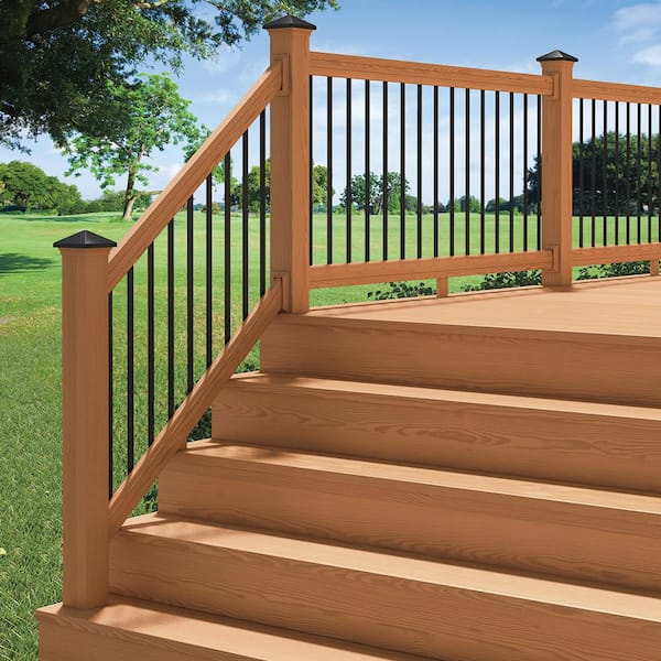 5-Step Pressure-Treated Cedar-Tone Pine Stair Stringer