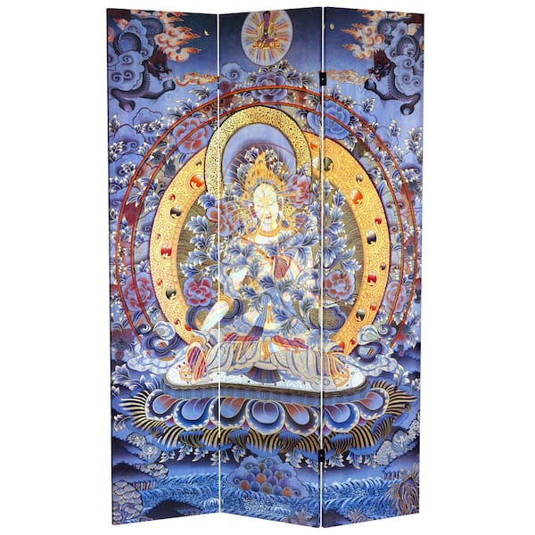 6 ft. Printed 3-Panel Room Divider