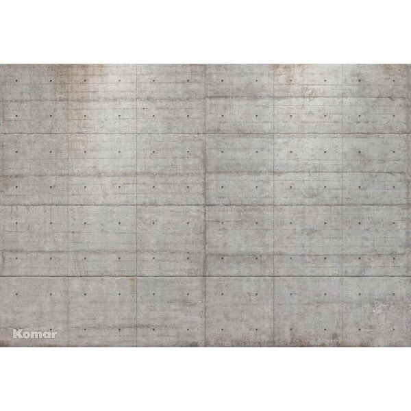 Komar 100 in. x 145 in. Concrete Blocks Wall Mural 8-938 - The Home Depot