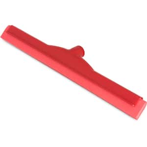 18 in. Long Double Foam Blade Red Plastic Squeegee without Handle (Case of 6)