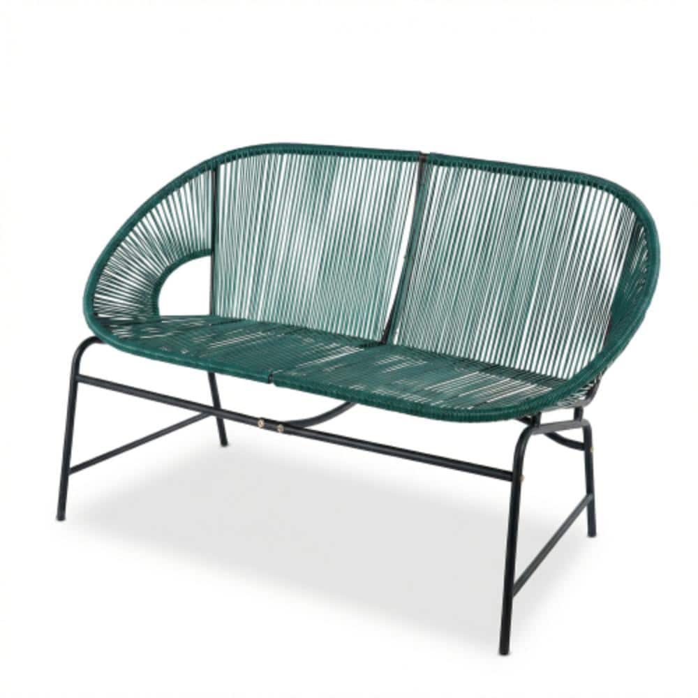 Teal Wicker Outdoor Lounge Chair, UV Resistant price history on PriceWatchPro