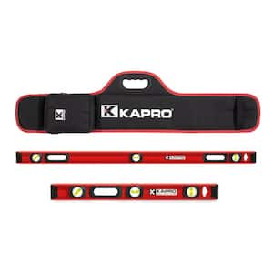 MaxPro 24 in., 48 in., Case Aluminum Non-Magnetic I-Beam Level Set