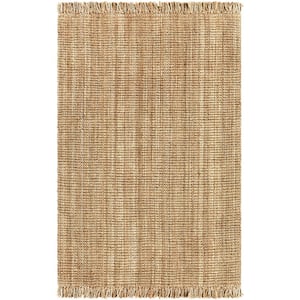 Chunky Naturals Tan Cottage 3 ft. x 5 ft. Indoor Area Rug