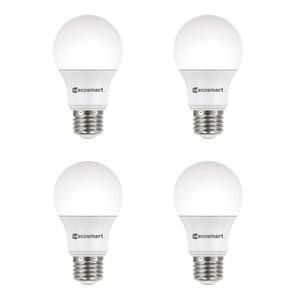 60-Watt Equivalent A19 Dimmable Energy Star LED Light Bulb Bright White (4-Pack)
