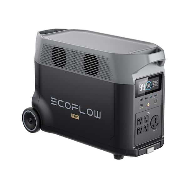 Battery Solar Generator DELTA Pro 3600Wh Solar, 3600W Output, LFP Power Station, Home Backup, Camping, Push-Button Start