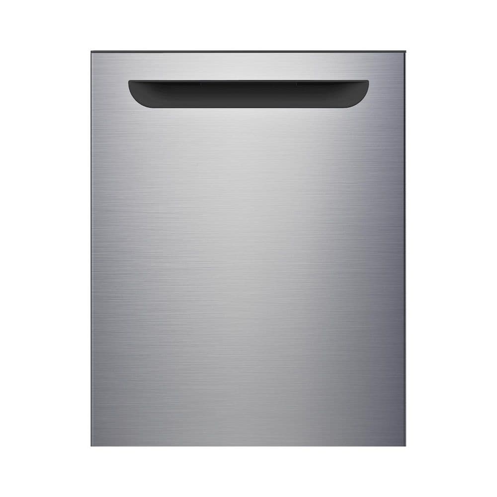 "24"" Built-In Top Control Dishwasher with 2 Racks, Ultra-Quiet 49 DbA, Stainless Steel."