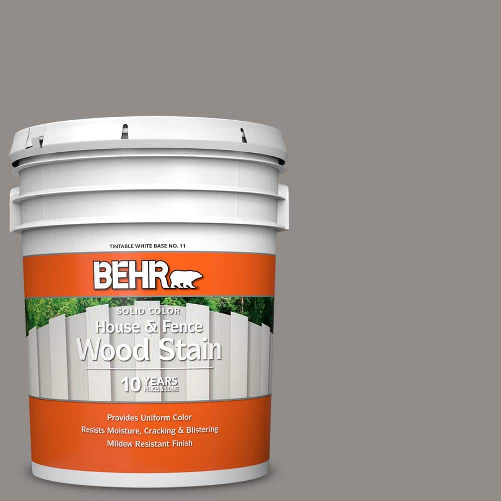 5 gal. #790F-4 Creek Bend Solid Color House and Fence Exterior Wood Stain