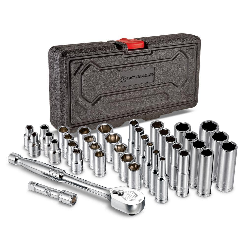 38 Piece 1/4 Inch Drive Mechanics Tool Set