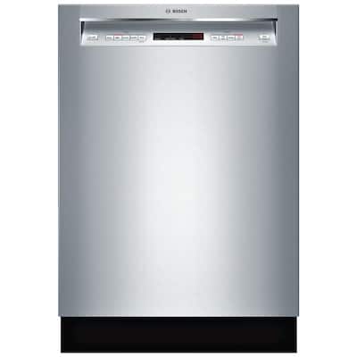 300 Series 24 in. Stainless Steel Front Control Tall Tub Dishwasher with Stainless Steel Tub and 3rd Rack, 44dBA