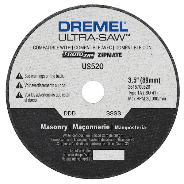Dremel Ultra-Saw 3.5 in. Masonry Cut-Off Wheel