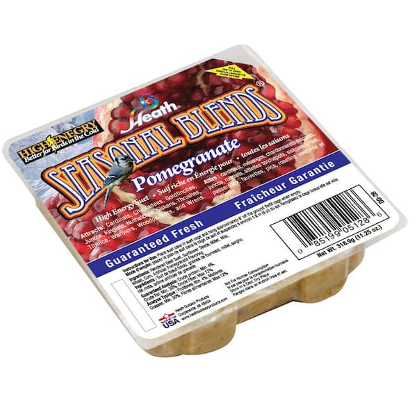 Heath 11.25 oz. Pomegranate Flavor Suet Cake (12-Pack)