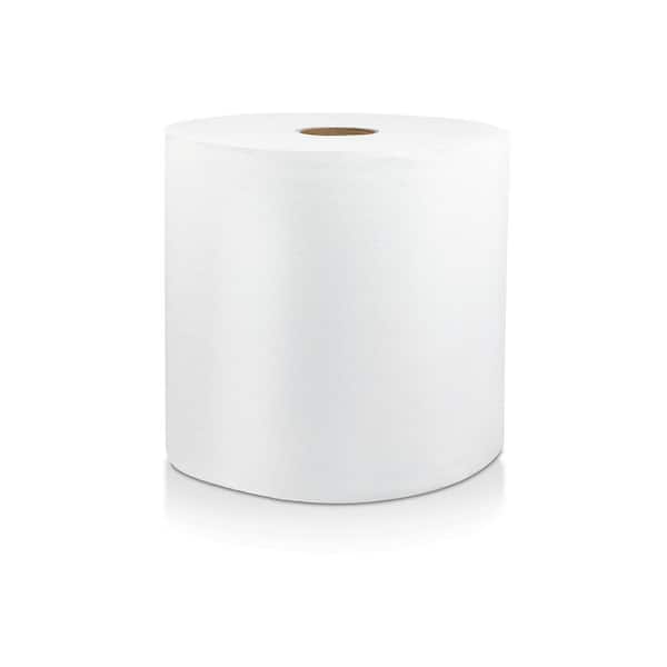 Livi White 1-Ply Premium Hardwound Paper Towels (6-Rolls per Carton)