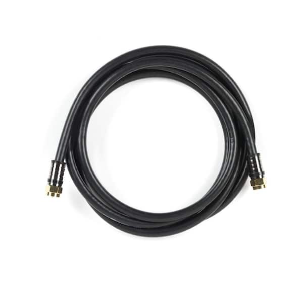 Commercial Electric 6 ft. RG-6 Coaxial Cable - Black