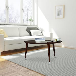 Kennington 35.38 in. L Round, MDF Top Coffee Table, Espresso