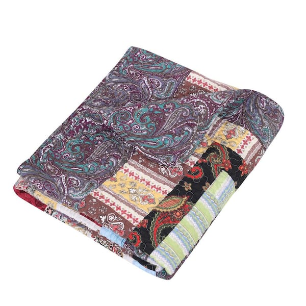 Greenland Home Fashions Colorado Lodge Multi 50 x 60'' Cotton Throw Blanket