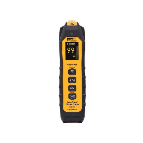 SureTrace Pro Circuit Tracer, 0-600-Volts AC/DC with Continuity Test, Amperage, and Voltage Measurement