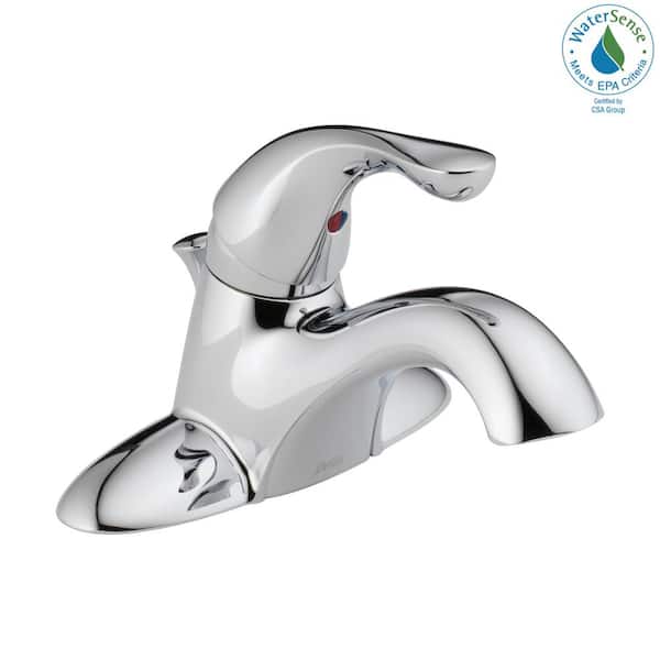 Delta Classic 4 in. Centerset Single-Handle 1.0 GPM Bathroom Faucet in Chrome