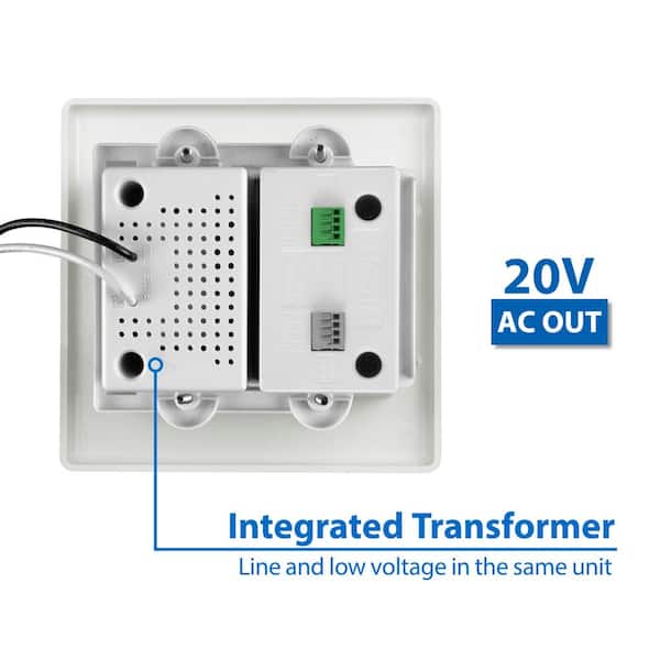 NICOR PrimeChime Plus 2 Video Compatible Wired Door Bell Chime Kit