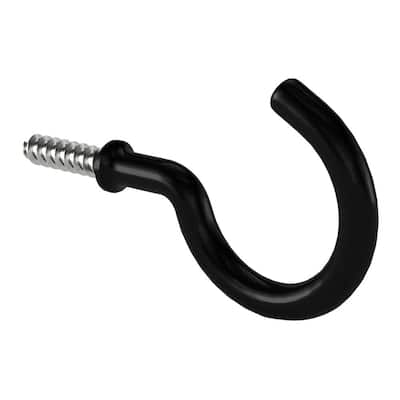 Everbilt #12 Zinc-Plated Screw Hook (3-Pieces) 816811 - The Home Depot