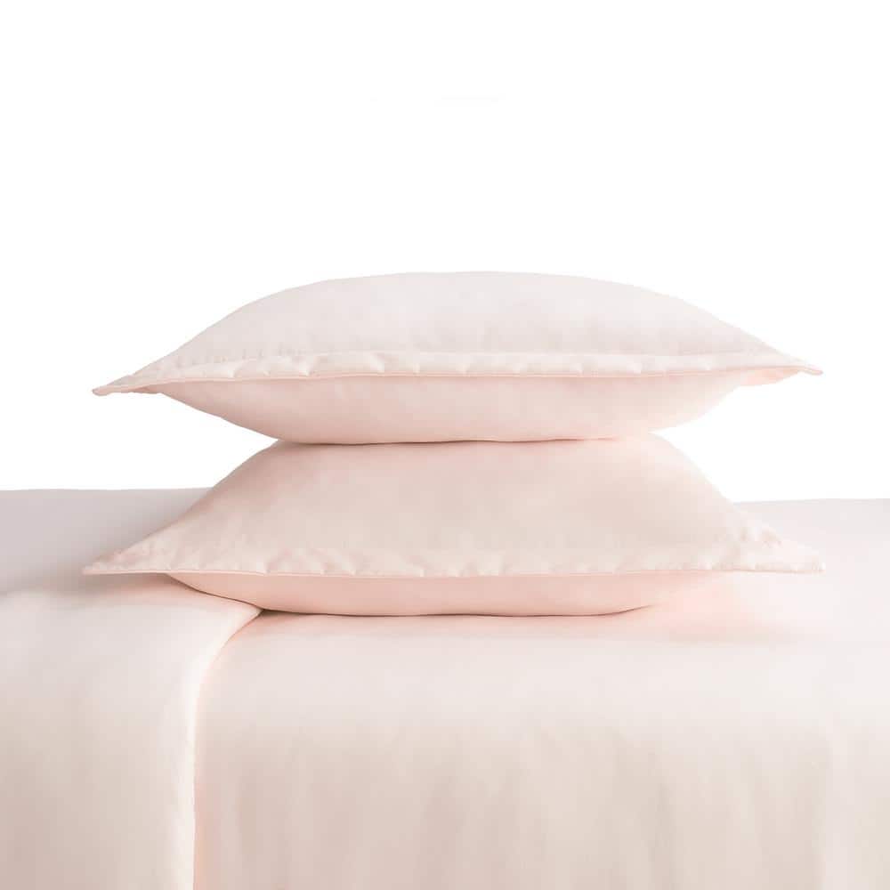 Blush Pink Microfiber Twin/Twin XL Duvet Cover Set