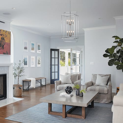 8-Light Nickel Farmhouse Chandelier with Metal Lantern Shade, Candlestick Chandeliers for Kitchen Island Chandeliers