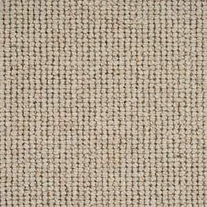 6 in. x 6 in. Berber Carpet Sample - Quintessence - Color Oatmeal